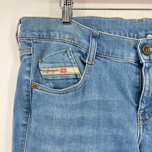 Diesel D-Ebbey Bootcut Low Waist Jeans Women's 31 Medium Wash - Picture 5 of 10